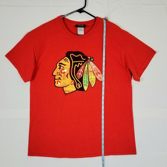 GILL Sports By Carl Banks T-Shirt NHL Chicago Blackhawks - Picture 7 of 12